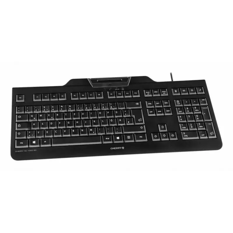 Cherry KC 1000 SC klávesnica, americká angličtina, USB, čierna