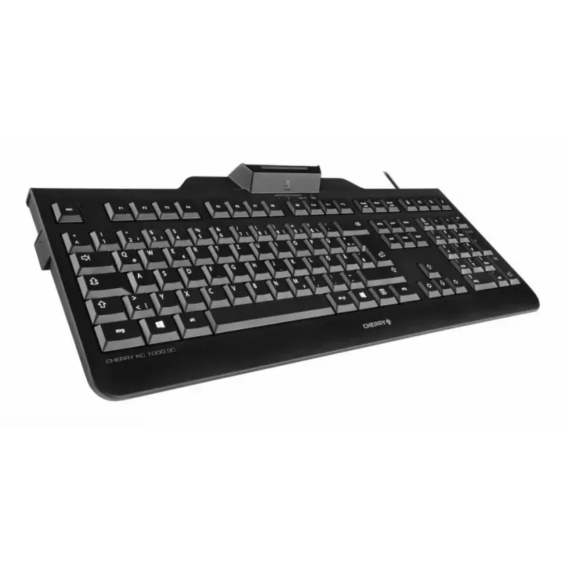 Cherry KC 1000 SC klávesnica, americká angličtina, USB, čierna