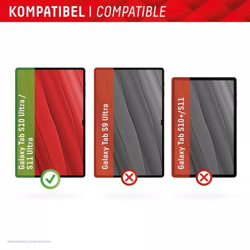 Displex Tablet Glass (9H) pre Samsung Galaxy Tab S10 Ultra/S11 Ultra, Eco montážny rám, nerozbitné
