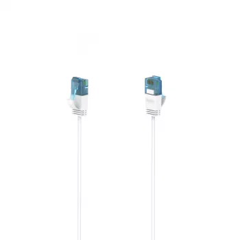 Hama Flexi-slim sieťový kábel biely 3 m Cat6a U/UTP (UTP)
