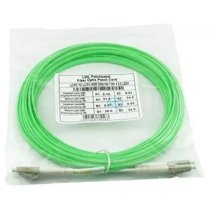 Optický kábel BlueOptics SFP3131GU15MK LC OM5 15 m zelený