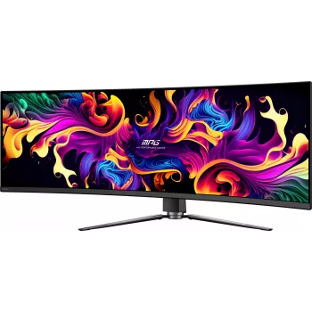 MSI MPG 491CQPX QD-OLED počítačový monitor 124,5 cm (49 inch) 5120 x 1440 pixelov Dual QHD čierna