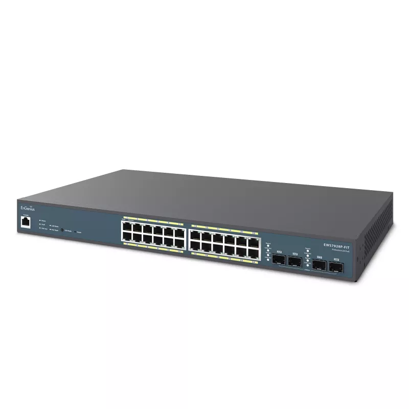 Managed Switch EnGenius FitSwitch 24 PoE 24x Gigabit Ethernet portov