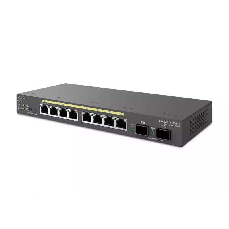 Managed Switch EnGenius FitSwitch 8 Full PoE 8 portov Gigabit Ethernet