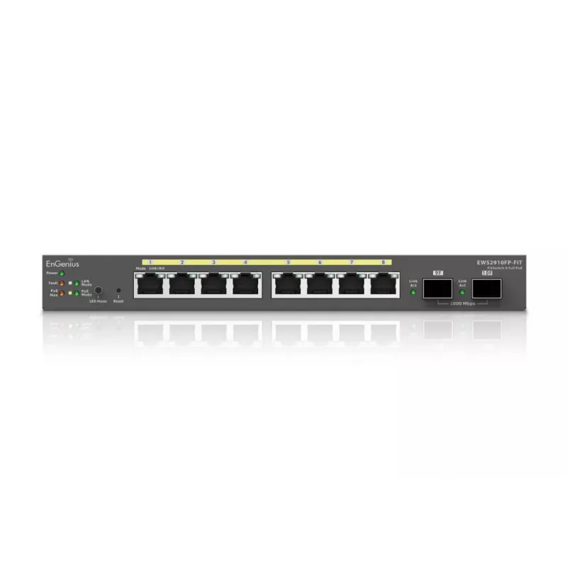 Managed Switch EnGenius FitSwitch 8 Full PoE 8 portov Gigabit Ethernet