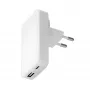 Nabíjačka d bramante Pro schlank Charger USB-C 45 W + USB-A 30 W, interiér, AC, biela