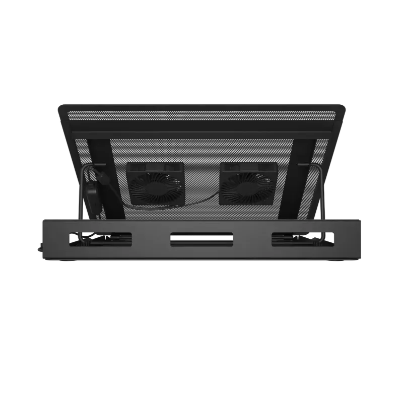 Chladič na notebook NATEC Tern 2 Plus — 2 ventilátory, pre notebooky do 17,3 palcov, čierny