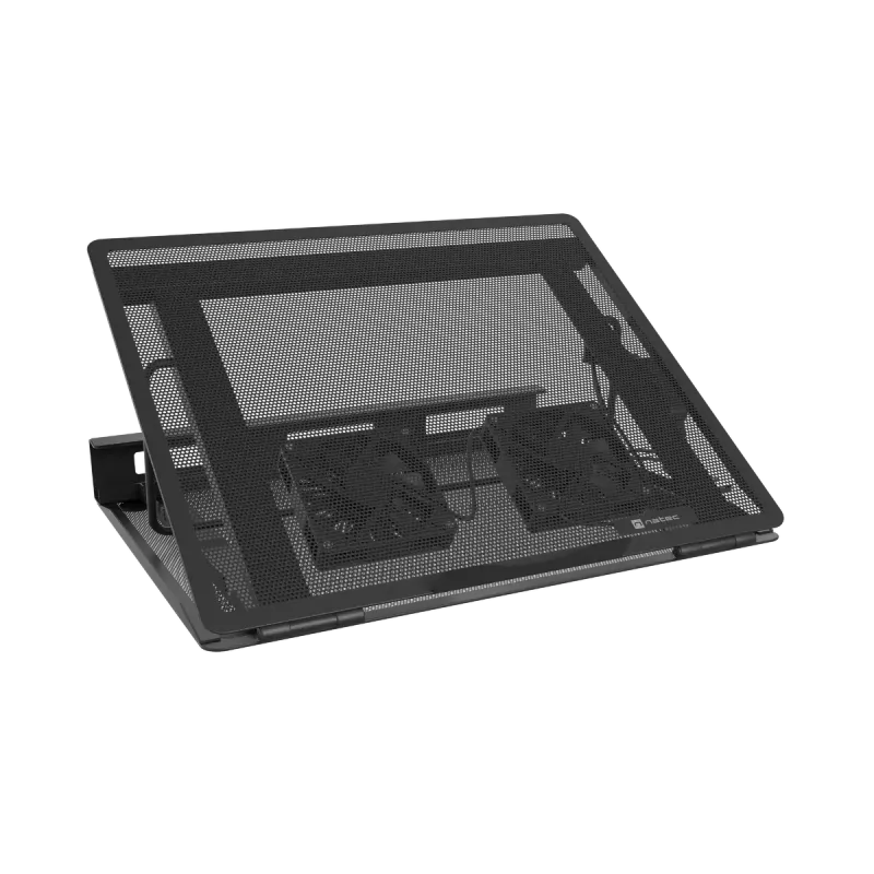 Chladič na notebook NATEC Tern 2 Plus — 2 ventilátory, pre notebooky do 17,3 palcov, čierny