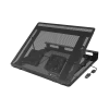 Chladič na notebook NATEC Tern 2 Plus — 2 ventilátory, pre notebooky do 17,3 palcov, čierny