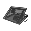 Chladič na notebook NATEC Tern 2 Plus — 2 ventilátory, pre notebooky do 17,3 palcov, čierny