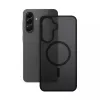 Ochranné puzdro Crong Hybrid Matte Magnetic pre Samsung Galaxy A56 — TPU + PC, čierna