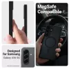 Ochranné puzdro Crong Hybrid Matte Magnetic pre Samsung Galaxy A56 — TPU + PC, čierna