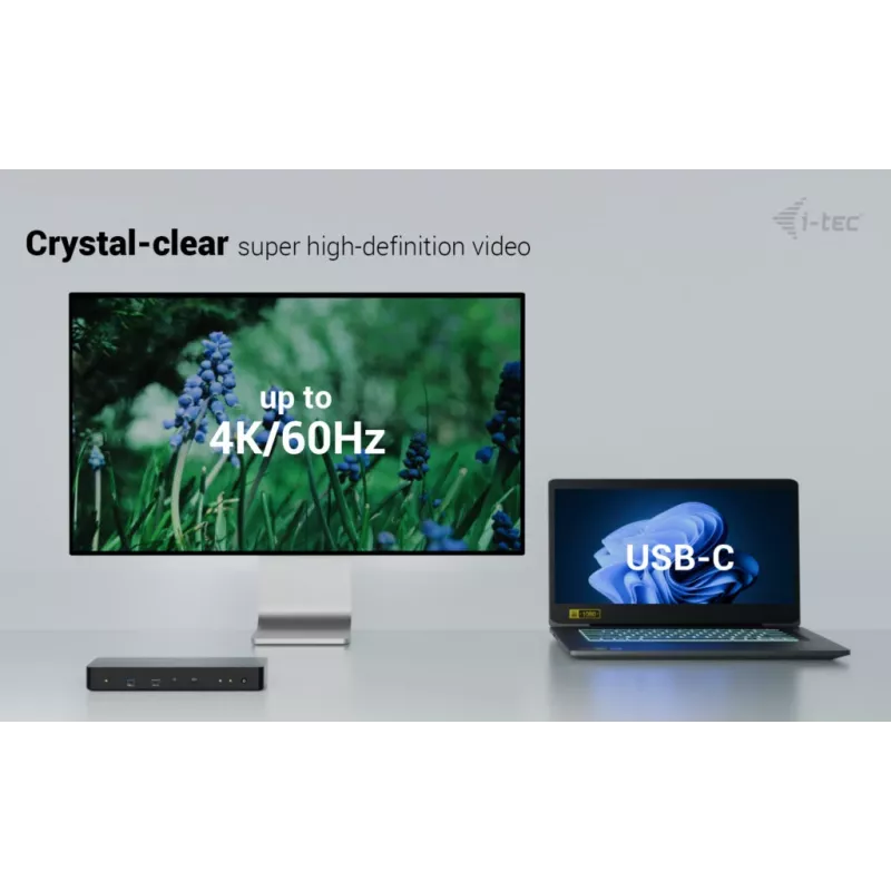 i-tec Thunderbolt 4 Intelligent Dual Display dokovacia stanica + Power Delivery 90 W
