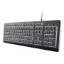 Trust Primo podsvietená klávesnica Home/Office USB QWERTY US English čierna