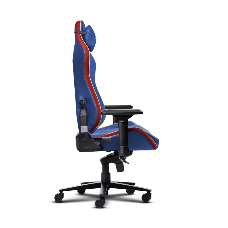 Herná stolička TRUST RUYA PRO GXT721SM Superman — ergonomický dizajn, výškovo nastaviteľná