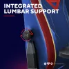 Herná stolička TRUST RUYA PRO GXT721SM Superman — ergonomický dizajn, výškovo nastaviteľná