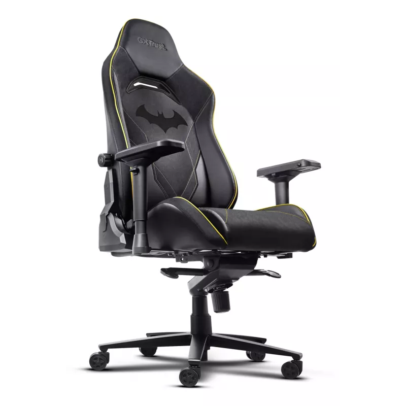 PC herná stolička TRUST 25787 – čalúnené sedadlo, max. zaťaženie 150 kg, 710×750 mm, výška do 134 cm, čierna