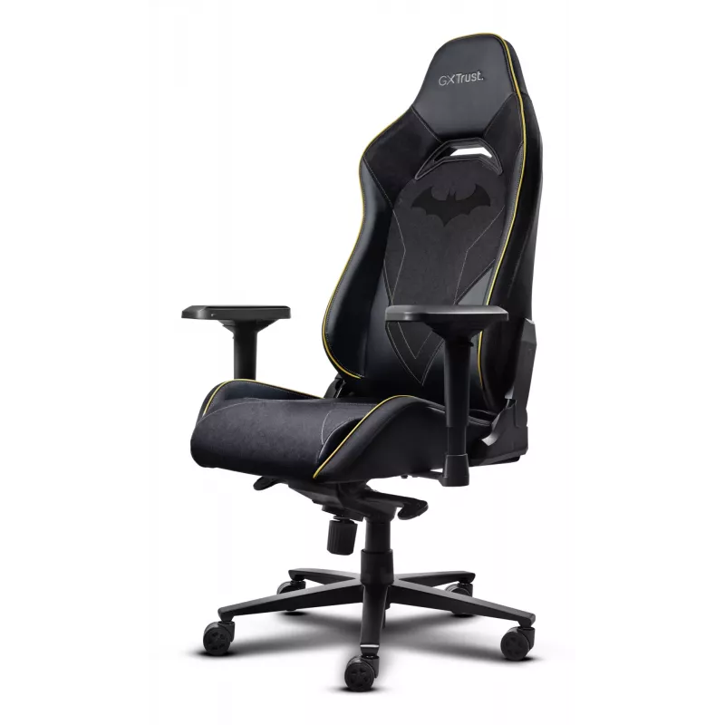PC herná stolička TRUST 25787 – čalúnené sedadlo, max. zaťaženie 150 kg, 710×750 mm, výška do 134 cm, čierna