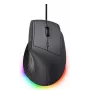 Herná myš TRUST GXT 145 Rexxa pre pravákov USB Type-A 12800 DPI, káblová, RGB koliesko, čierna
