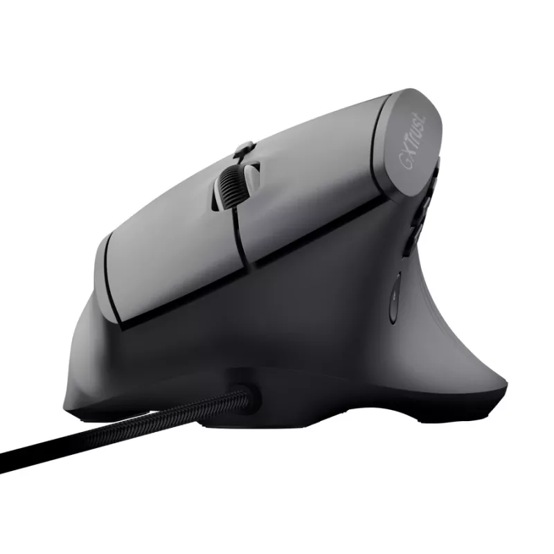 Herná myš TRUST GXT 145 Rexxa pre pravákov USB Type-A 12800 DPI, káblová, RGB koliesko, čierna