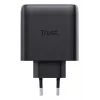 TRUST Maxo 65W AC rýchlonabíjačka do interiéru, 3× USB-C, max. 20V, 2m kábel, čierna
