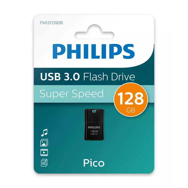 Philips Pico USB flash disk 128 GB USB Type-A 3.2 Gen 1 (3.1 Gen 1) čierny