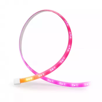Philips Hue Flux predĺženie svetelného pásu 5 m, inteligentný svetelný pás, Bluetooth/Zigbee, biela, silikón, viacfarebný, 48 W