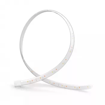 Philips Hue Flux predĺženie svetelného pásu 5 m, inteligentný svetelný pás, Bluetooth/Zigbee, biela, silikón, viacfarebný, 48 W