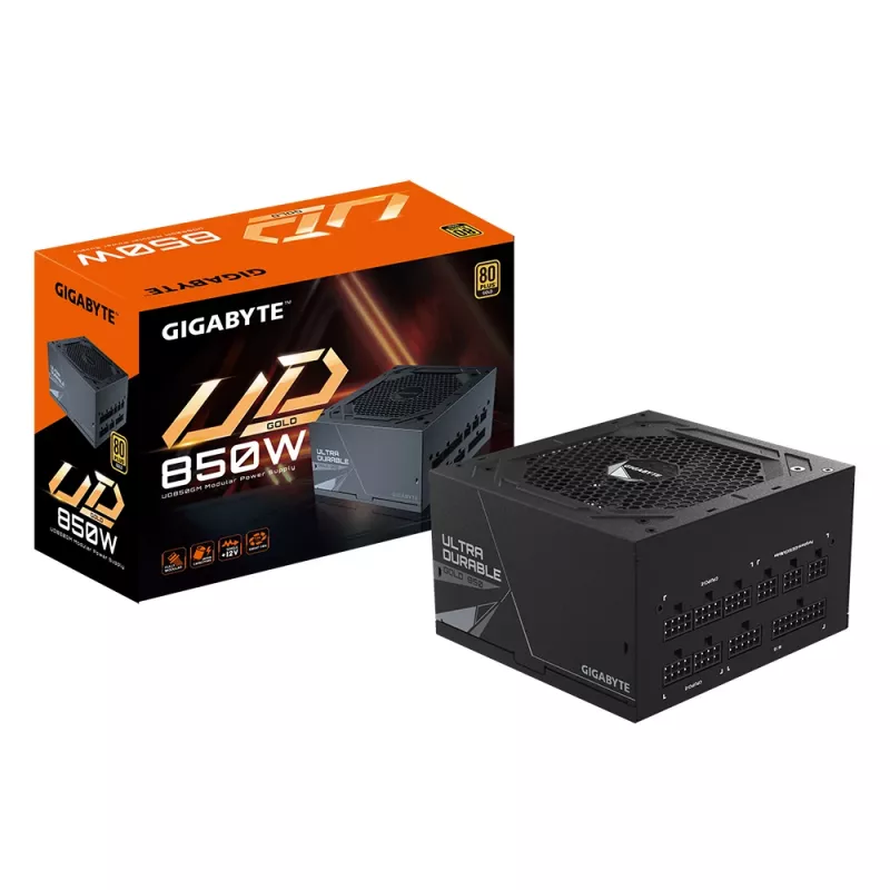 GIGABYTE UD850GM napájací zdroj 850 W 20+4 Pin ATX ATX čierny