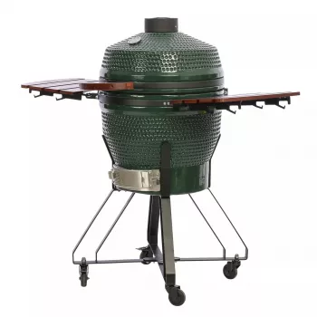TARGUS Kamado Pro 22 inch gril veľkosť M (TunaBone) – keramický kamado, 22 inch grilovacia plocha, zelený