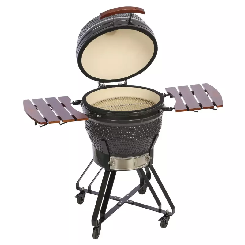 TunaBone Kamado Pro 22-palcový gril, veľkosť M, tmavosivý