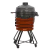 TunaBone Kamado Pro 22-palcový gril, veľkosť M, tmavosivý