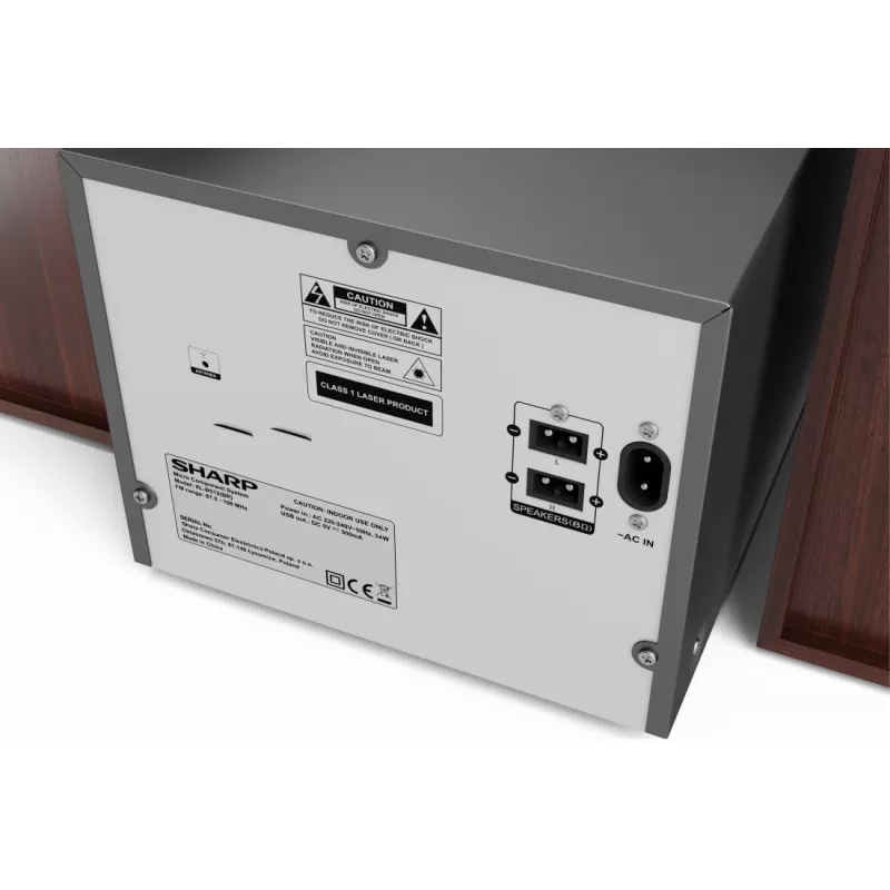 Sharp XL-B512(BR) domáci audio systém mikro audio veža 45 W hnedá