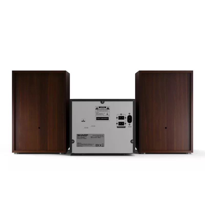 Sharp XL-B512(BR) domáci audio systém mikro audio veža 45 W hnedá