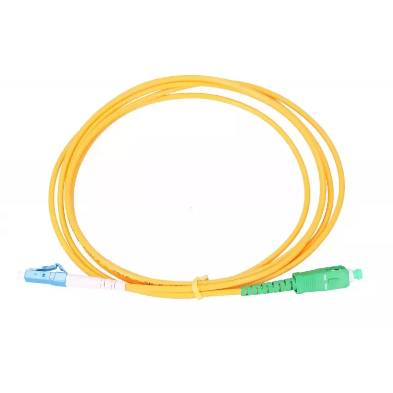 Patch kábel Extralink SC/APC na LC/UPC Singlemode G.652D 3 mm simplex, 1 m