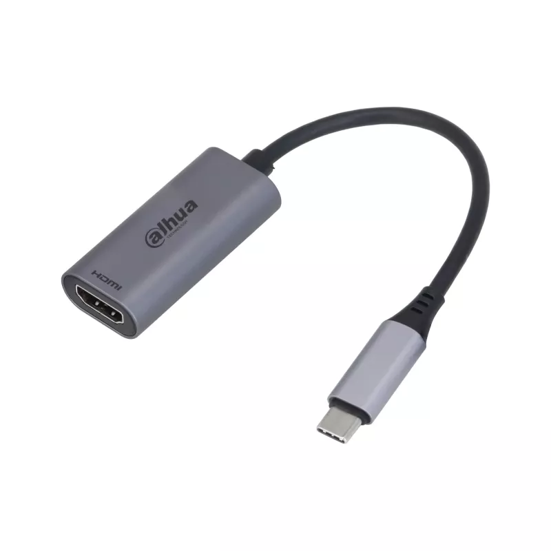 Dahua Technology USB 3.1 Type-C na HDMI adaptér, USB Type-C, HDMI typ A (štandard), konektor samec, konektor samec, rovný, rovný