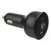 Auto nabíjačka Gembird TA-UC-AC2PD30LCD-CAR-01, USB-C, 30 W, 12–24 V, čierna