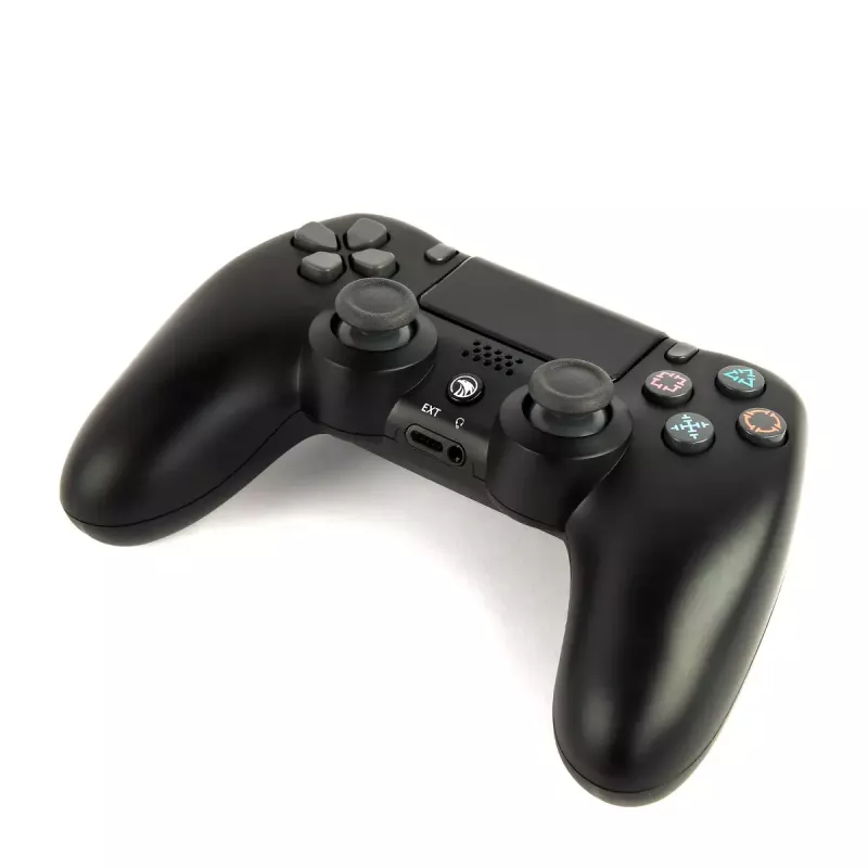 Gamepad GEMBIRD JPD-PS4BT-02 čierny – Bluetooth, RF, USB, Li-Ion batéria, PS4