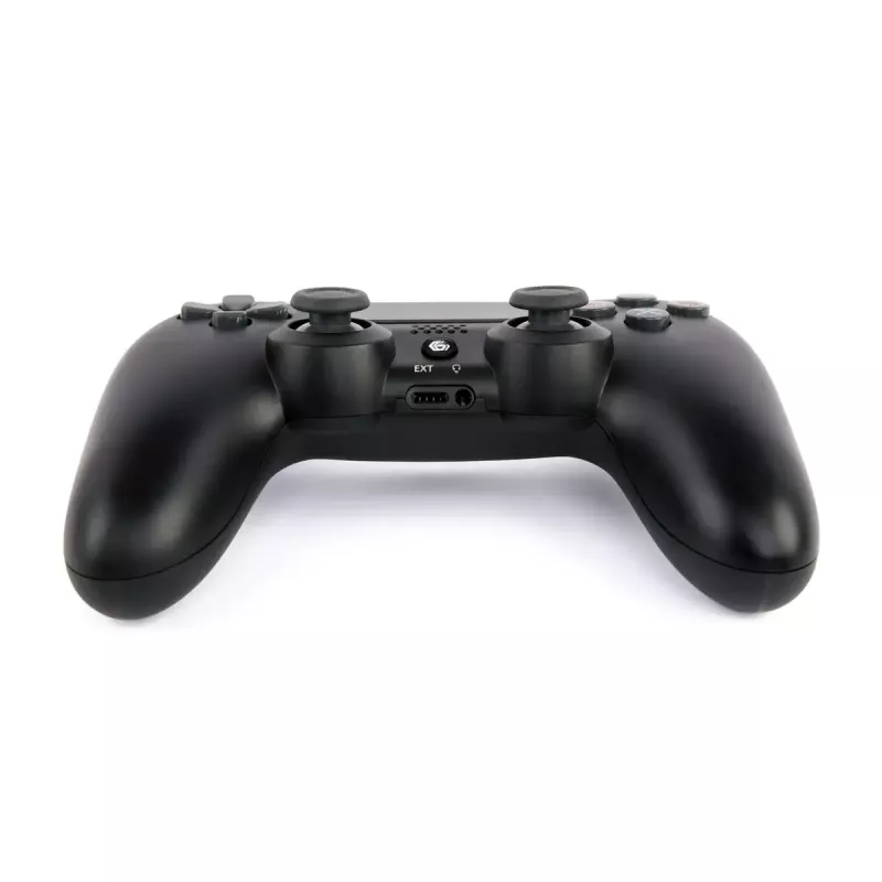 Gamepad GEMBIRD JPD-PS4BT-02 čierny – Bluetooth, RF, USB, Li-Ion batéria, PS4