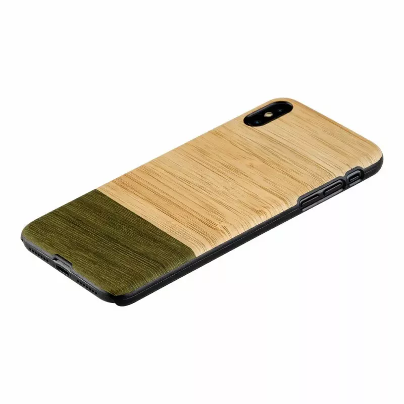 Puzdro na smartphone man and wood pre iPhone X/XS — Bambuswald čierna