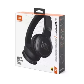 JBL Live 670NC headset bezdrôtový slúchadlá cez hlavu hovory/hudba Bluetooth čierna