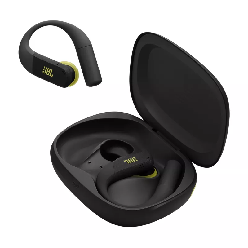 JBL Endurance Peak 4 True Wireless športové slúchadlá do uší, čierna/limetková