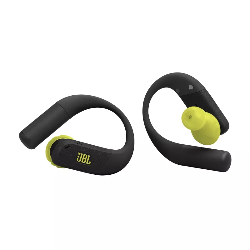 JBL Endurance Peak 4 True Wireless športové slúchadlá do uší, čierna/limetková