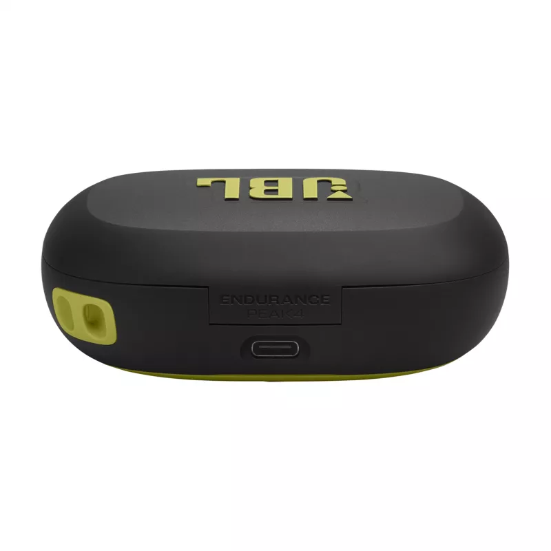 JBL Endurance Peak 4 True Wireless športové slúchadlá do uší, čierna/limetková