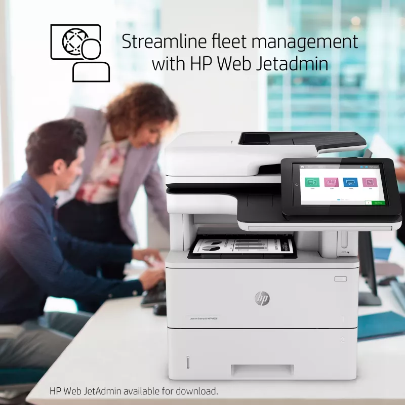 Multifunkčná tlačiareň HP LaserJet Enterprise MFP M528f, laserová, monochromatická