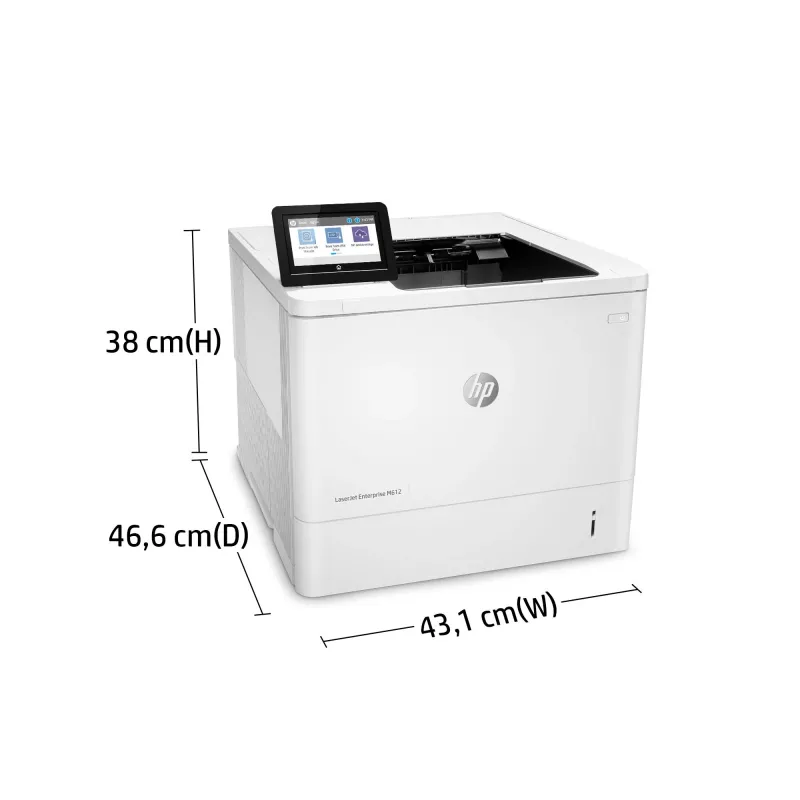 Tlačiareň HP LaserJet Enterprise M612dn laserová biela