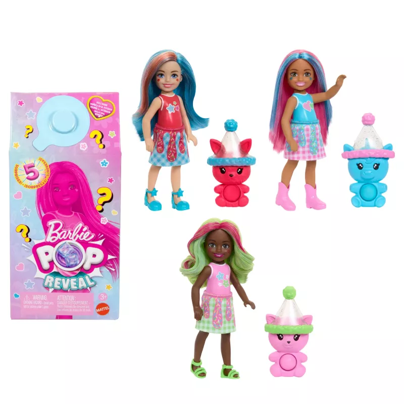 Módna bábika Mattel Barbie Pop Reveal JCN90 viacfarebná