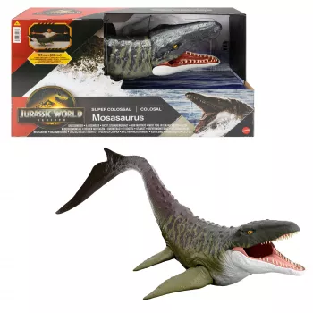 Jurassic World Rebirth Super Colossal Mosasaurus akčná figúrka, hračka dinosaura