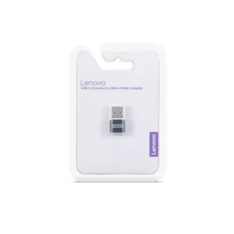Lenovo 4X91C99226 káblový adaptér USB-C USB-A čierny