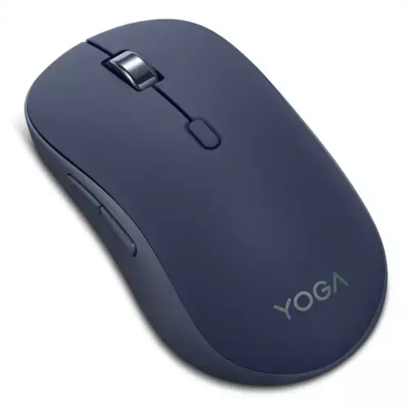 Bezdrôtová obojručná optická Bluetooth myš Lenovo Yoga – 4000 DPI, 8 tlačidiel, modrá